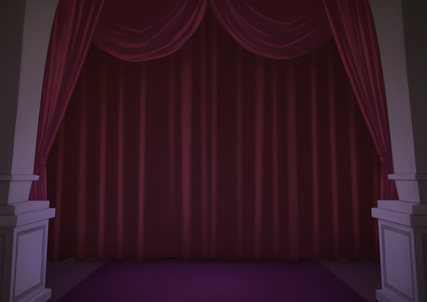 Stage curtain background illustration 02 Stage curtain background illustration 02