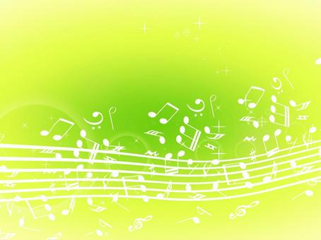 Musical note wallpaper green Musical note wallpaper green
