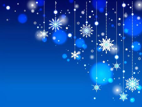 Snow ornament background Snow ornament background
