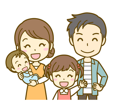 Parent-Child B (Family of Four)_笑颜02BS Parent-Child B (Family of Four)_笑颜02BS