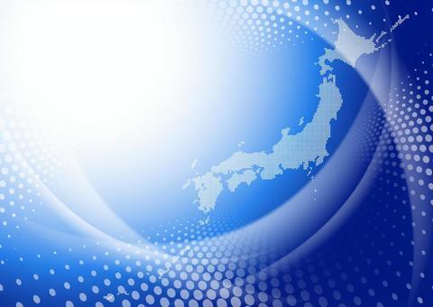 Dot Japan map background abstract image Dot Japan map background abstract image