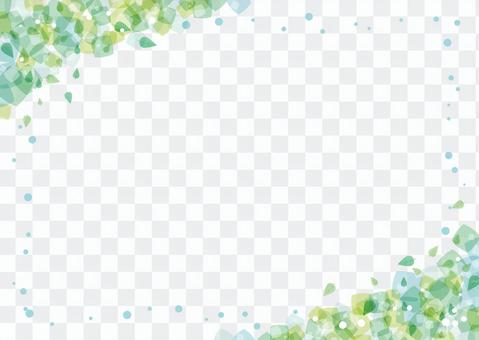 Green frame border Green frame border