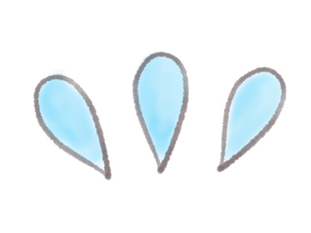Drops of water, splashing sweat, watercolor Drops of water, splashing sweat, watercolor