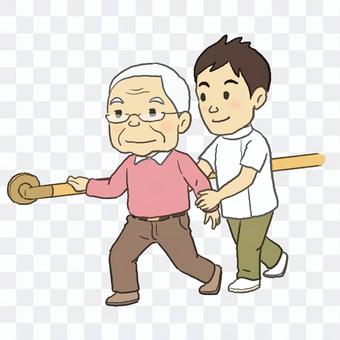 Walking practice Walking practice