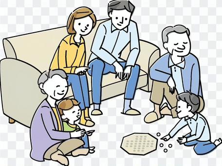 Family 6 people - 02 Family 6 people - 02