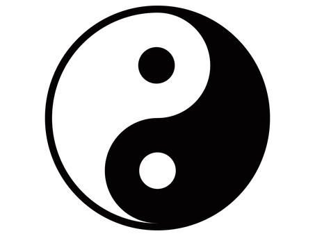 Yin Yang Taijitu Yin Yang Mark Icon Yin Yang Taijitu Yin Yang Mark Icon