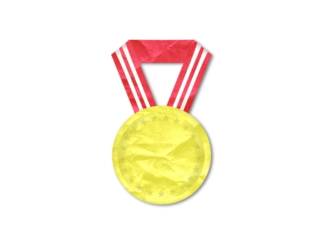 Colorful and cute gold medal Colorful and cute gold medal