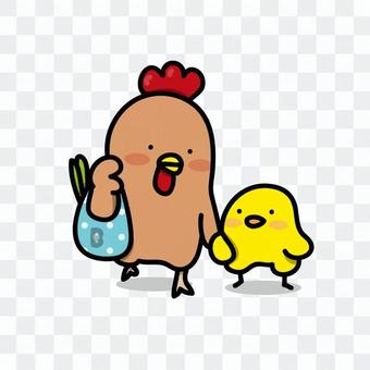 Chicken parent: Children shopping Chicken parent: Children shopping