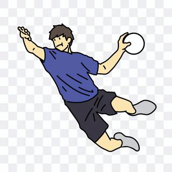 Handball player male Handball player male