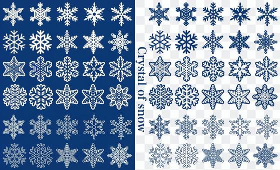 Crystal of snow Crystal of snow
