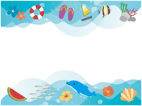 Summer tropical sea background Summer tropical sea background