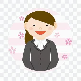 Suit woman 1 (circle) Suit woman 1 (circle)