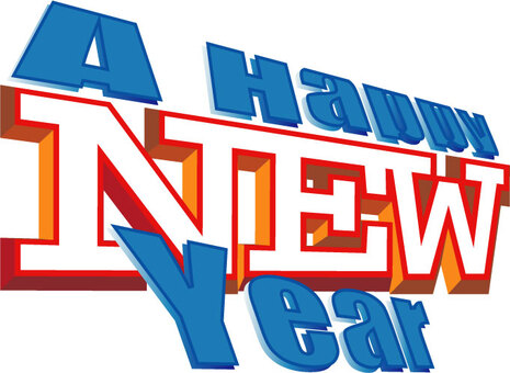 New Year's cards happy new year New Year's Day data New Year's cards happy new year New Year's Day data