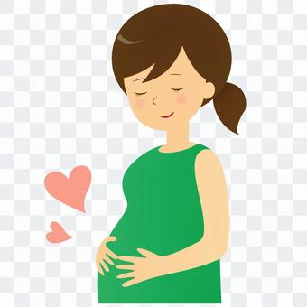 Pregnant woman · heart Pregnant woman · heart