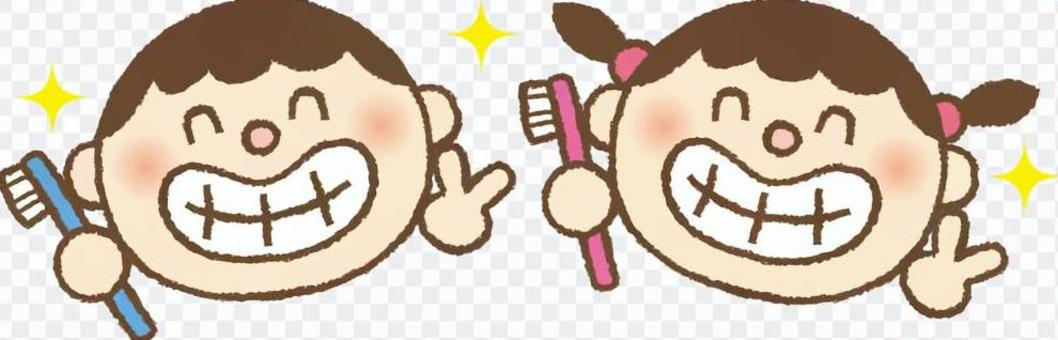 Toothpaste child Toothpaste child