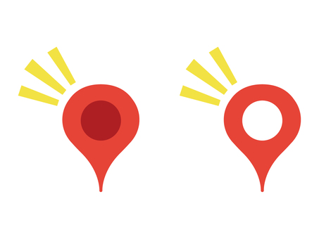 Map pin icon emphasis Map pin icon emphasis