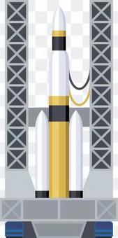 Rocket launch pad Rocket launch pad