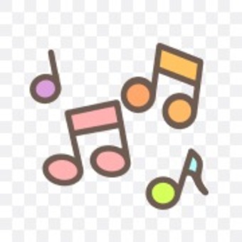 Musical note music iridescent pastel colorful Musical note music iridescent pastel colorful