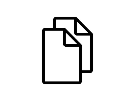 Two document / file icons Two document / file icons