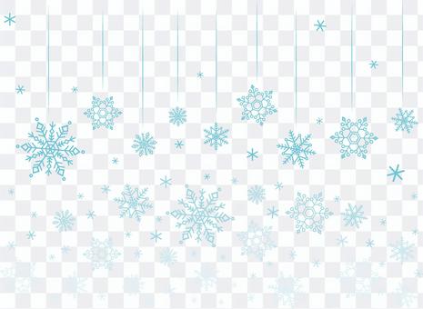 Snow crystal background Snow crystal background