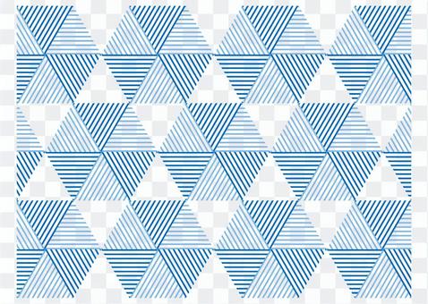 Geometric pattern triangle hexagon blue Geometric pattern triangle hexagon blue