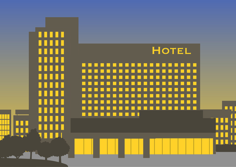 Large hotel (night) Large hotel (night)