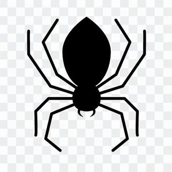 Spider silhouette Spider silhouette