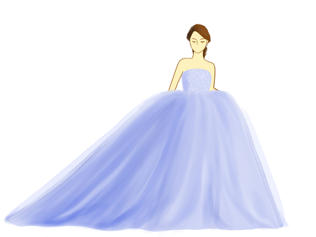 Bride dress lavender Bride dress lavender