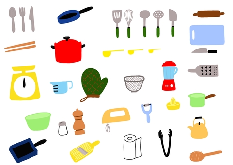 Kitchen tool color ver. Kitchen tool color ver.