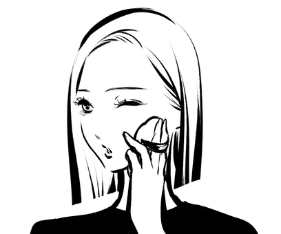 Woman to make up Woman to make up
