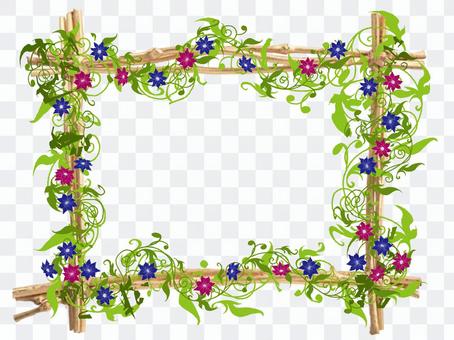 Flower design frame Flower design frame