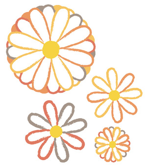 Handwritten flowers Handwritten flowers
