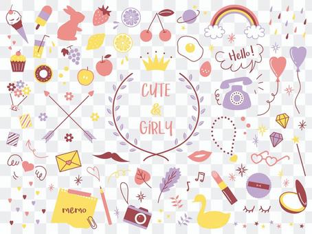Simple Girly Rough Set 02 Simple Girly Rough Set 02