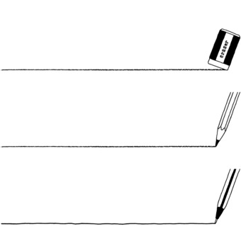 Decorative ruling (writing instrument 2) monochrome Decorative ruling (writing instrument 2) monochrome