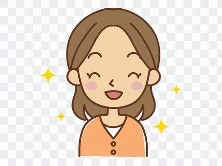 Smiling woman Smiling woman