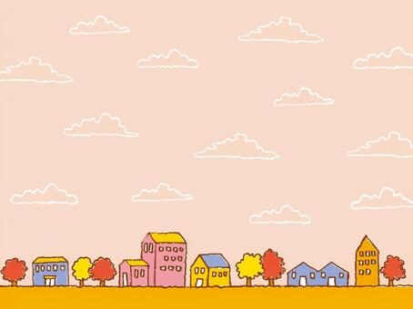 Autumn townscape Autumn townscape