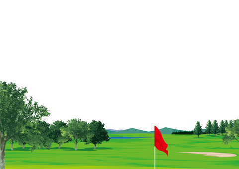Golf course golf course frame Golf course golf course frame