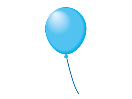 1 balloon light blue 1 balloon light blue