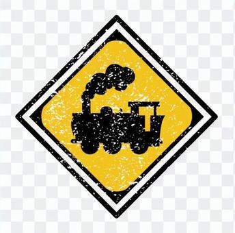 "Railroad crossing" sign "Railroad crossing" sign