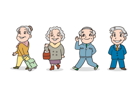 4 old people 4 old people