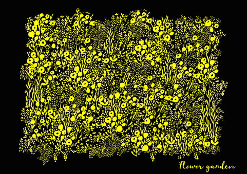 Background material Hanazono Yellow Background material Hanazono Yellow