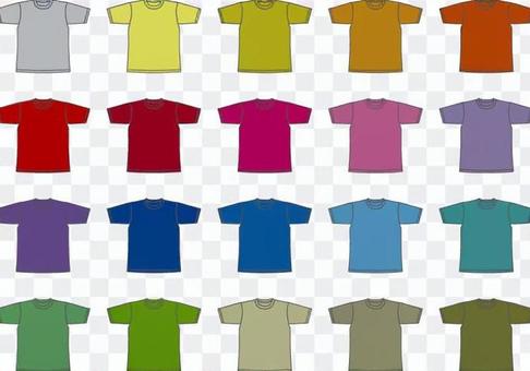 T-shirt thick color T-shirt thick color