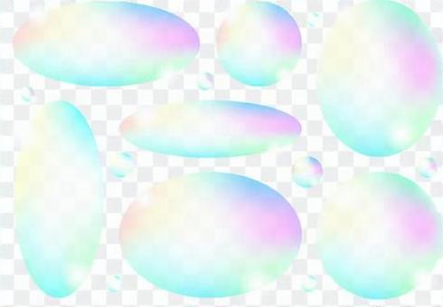 Clear bubble of soap bubble Clear bubble of soap bubble