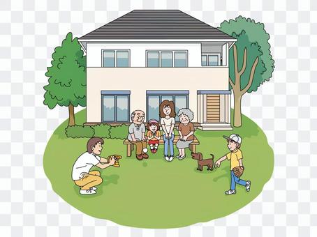 Families of two-family houses Families of two-family houses