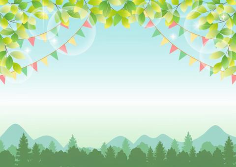 Mountain leisure background Mountain leisure background