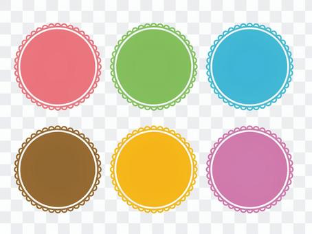 Pop circle frame Pop circle frame
