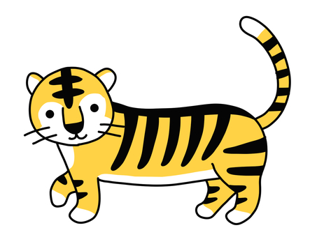 Cute tiger illustration Cute tiger illustration
