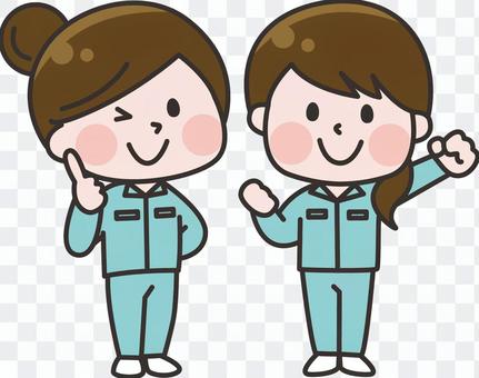 Operator_female 2 people Operator_female 2 people