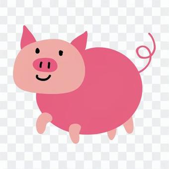 Rounded pig Rounded pig