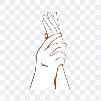 Hand drawing Hand drawing